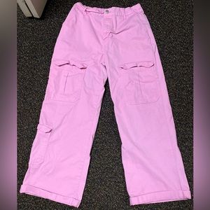 Forever 21 Women’s Pink Cargo Pants size Large